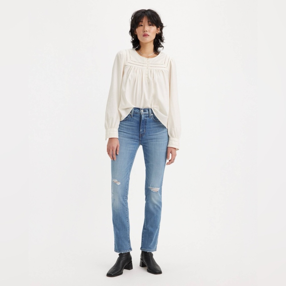 •new• LEVIS 724 High Rise Straight Jeans